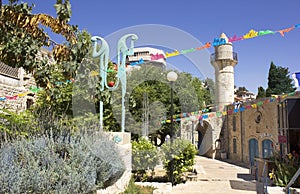 Mosque in Safed, Israel photo