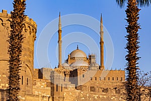 Mosque of Saladin Citadel, Salah El-Deen square, Cairo, Egypt photo