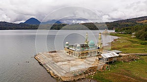 Mosque on the shore of lake Lanao. Lanao del Sur, Philippines. photo