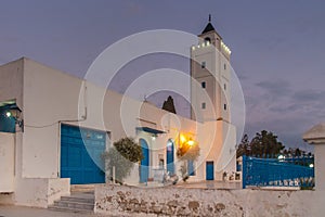 The Mosque of Sidi Bou Said is located in the Old Town of Sidi Bou Said, near Tunis