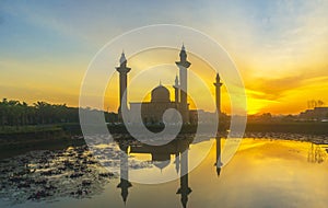 Mosque silhouette