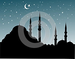 Mosque silhoutte