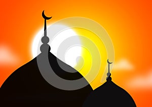 Mosque silhoutte