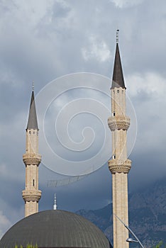 Mosque in sity Kemer