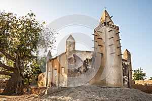 Mosque in a small village, Africa