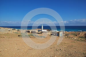 The mosque in Socotra island, Indian ocean, Yemen