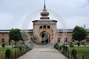 Mosque in Srinagar in Kashmir, India