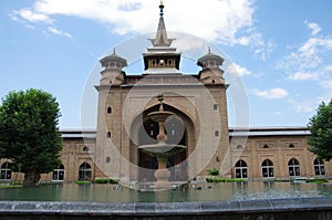 Mosque in Srinagar in Kashmir, India photo