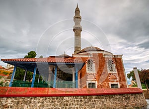 Mosque of Suleiman in old town of Rhodes