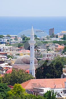 Mosque of Suleiman, Rhodes, Greece photo