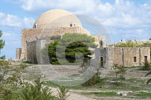 Mosque of Sultan Ibrahim in Fortezza citadel, Rethymno, Crete,