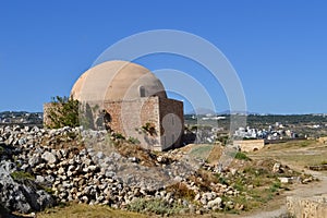 Mosque of sultan Ibrahim in Rethimnon fortress photo