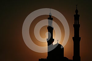 Mosque at Sunset