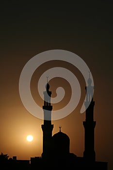 Mosque at Sunset
