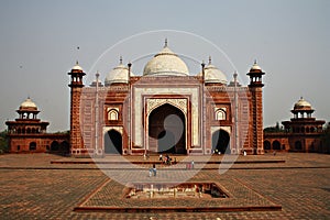 Mosque in the Taj mahal Complex, Agra, India.