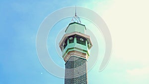 The mosque Tower Kauman in Semarang, Central Java