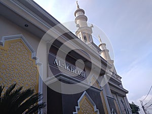 Mosque in the town, Jakarta, Indonesia - 2021