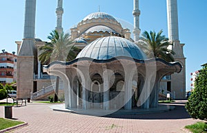 Mosque in the town of Manavgat. Turkey.