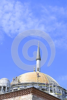 Mosque under construction, Taksim Square, Istanbul