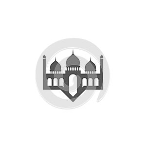Mosque. Vector illustration