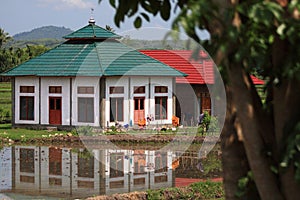 The mosque in the village on the Sumbawa island (Indonesia) photo