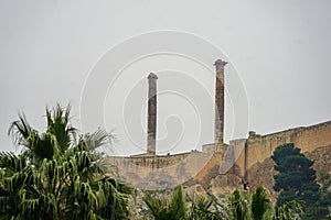 Mosques and historical works view from Urfa Turkey