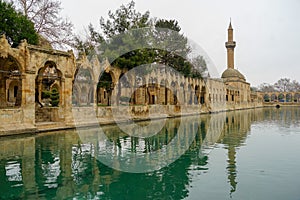 Mosques and historical works view from Urfa Turkey