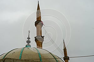 Mosques and historical works view from Urfa Turkey