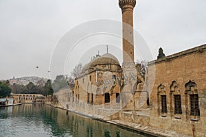 Mosques and historical works view from Urfa Turkey