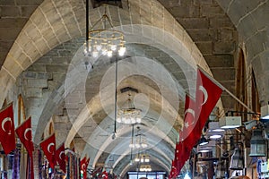 Mosques and historical works view from Urfa Turkey