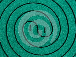 Mosquito coil close-up