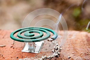 Mosquito coil outdoor