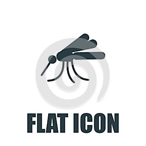 Mosquito Icon Flat
