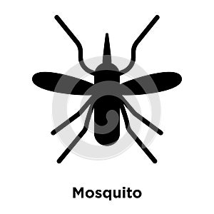 Mosquito icon vector isolated on white background, logo concept