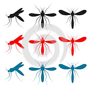 Mosquito insect vector design illustration