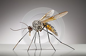 Mosquito isolated on white background