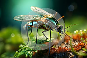 Mosquito Microscopic Insight into Behavior: A Close Examination of an Infectious Disease Carrier, Generative Ai