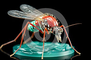 Mosquito Microscopic Insight into Behavior: A Close Examination of an Infectious Disease Carrier, Generative Ai