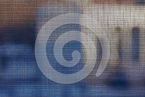 Mosquito net - insect protection on window.