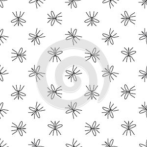 Mosquitos seamless pattern