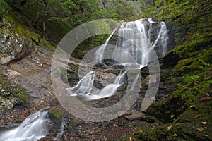 Moss Glen Falls in Stowe, Vermont, USA