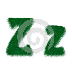 Moss virid letter Z