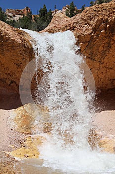 Mossy Cave Falls in Bryce Canyon National Park