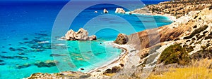 Most beautiful beaches of Cyprus - Petra tou Romiou