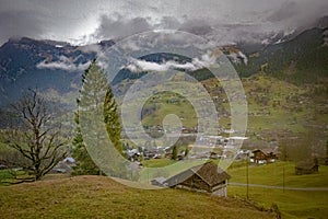 The most beautiful landscapes of Grindelwald in Switzerland photo