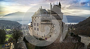 Most beautiful medieval castles of France - fairytale Menthon