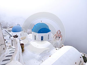 The most beautiful places in Greece on the island of Santorini