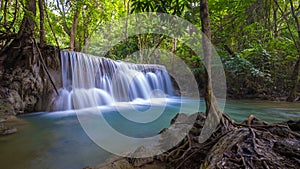 The most beautiful waterfall in Thailand