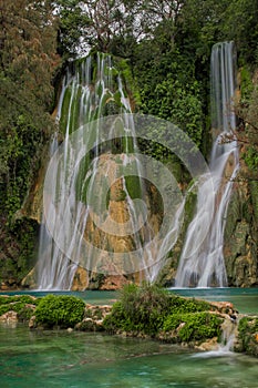 most beautiful waterfalls in the world,old mines & x28;minas viejas & x29;, san luis potosi mexico photo