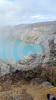 the most enchanting tourist spots are in the Probolinggo area, namely the Ijen crater